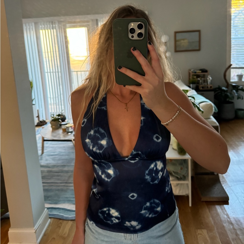 Zara halterneck tank